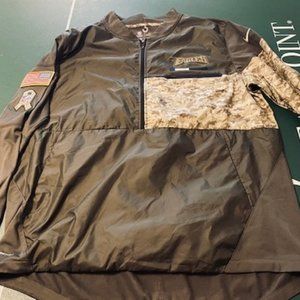 Philadelphia Eagles NFL Nike Salute to Service Hybrid Half-Zip Jacket